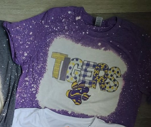 "LA Football Team" Bleached T-Shirts