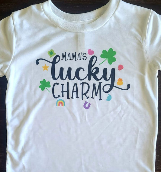 "Mama's Lucky Charm" Kids T-Shirt