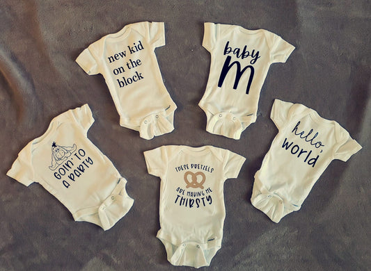 Customized Baby Onesies